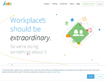 Tablet Screenshot of jostle.me